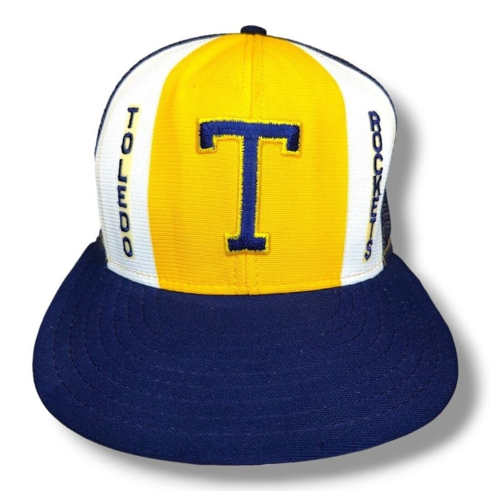 Vintage AJD Lucky Stripe Hat NCAA Toledo Rockets